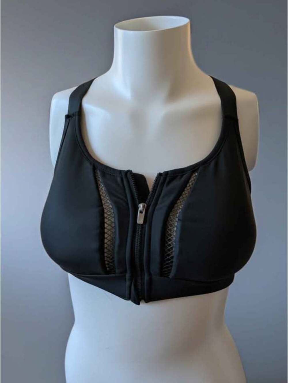 Fabletics High Impact Zip-Front Sports Bra NWT